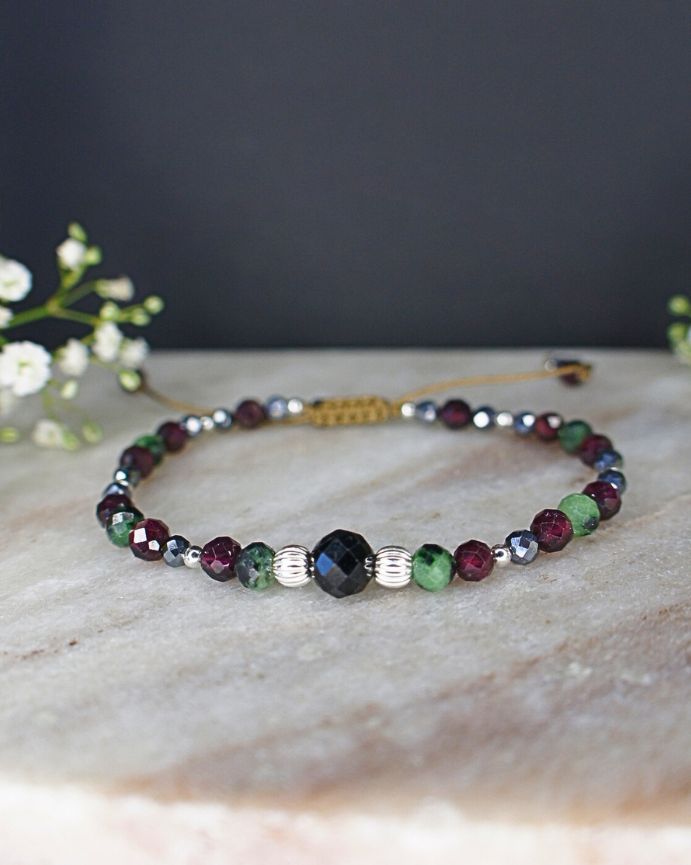 Bransoletka: Uziemienie &amp; Energia | srebrna