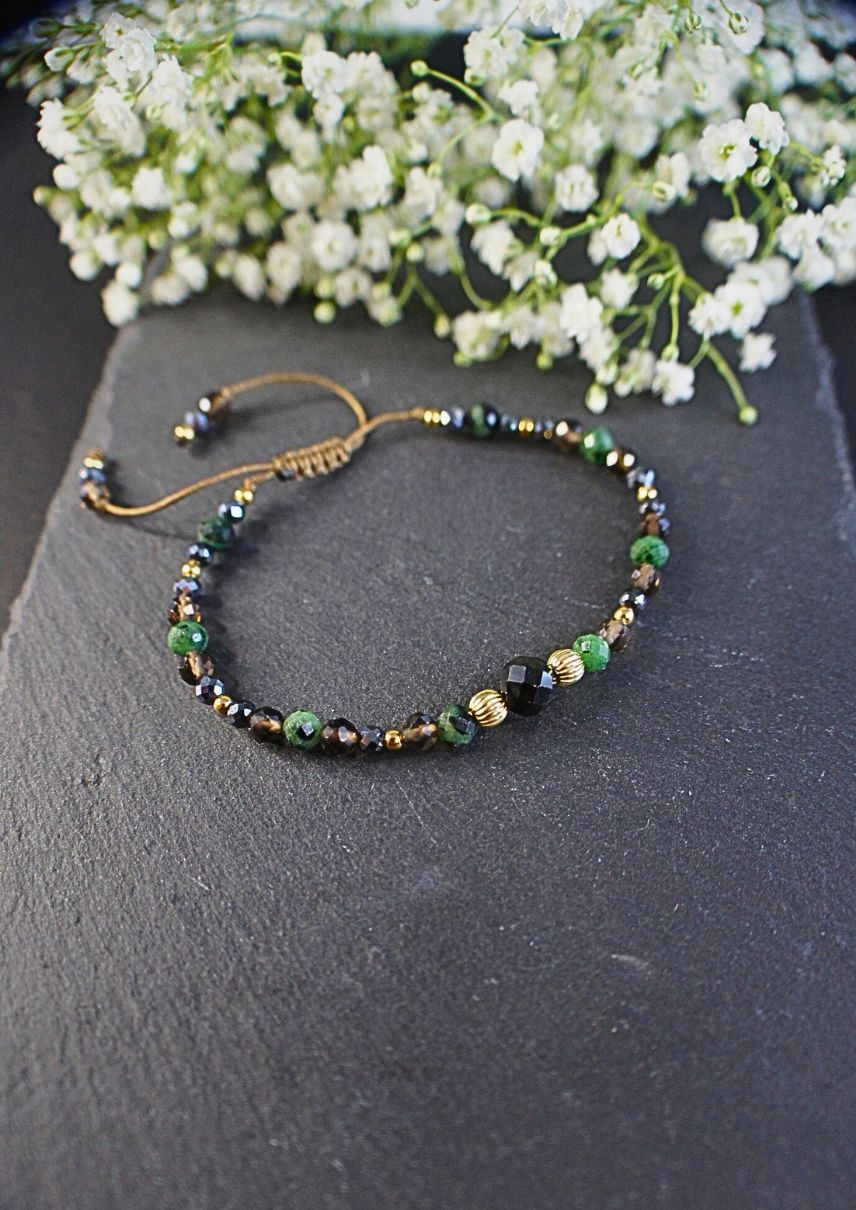 Bransoletka: Uziemienie &amp; Regeneracja | pozłacana