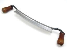 Draw Knife Curved 250 mm by Two Cherries 10″