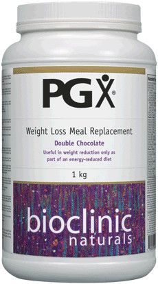 BIO CLINIC PGX WEIGHT LOSS MEAL REPLACEMENT DOUBLE CHOCOLATE 1KG