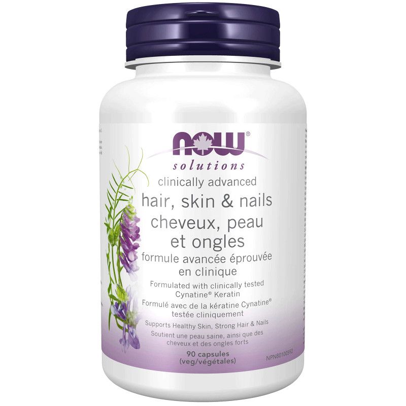 NOW CLINICALLY ADVANCED HAIR, SKIN AND NAILS 90 vcaps