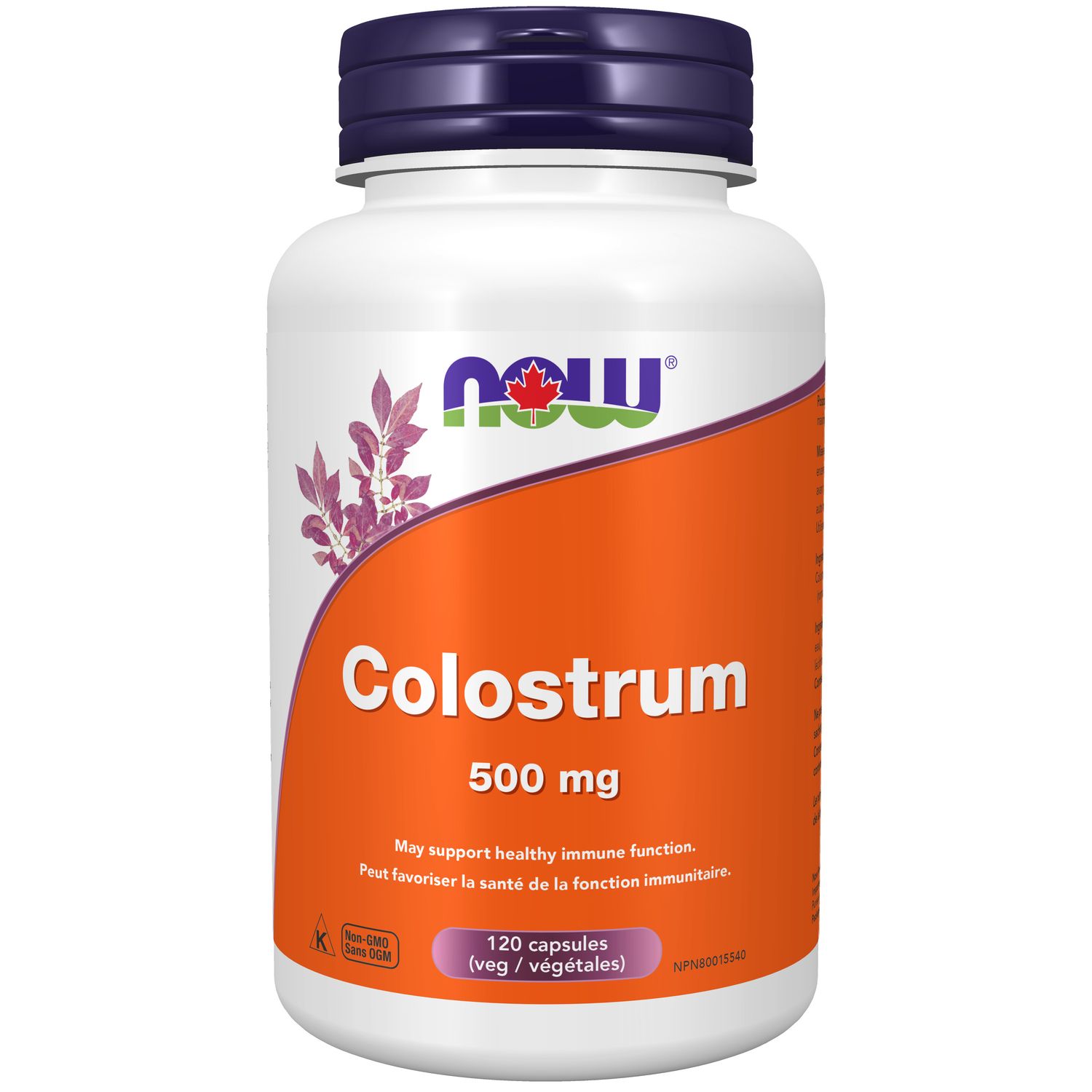 NOW COLOSTRUM 500MG 120VCAP