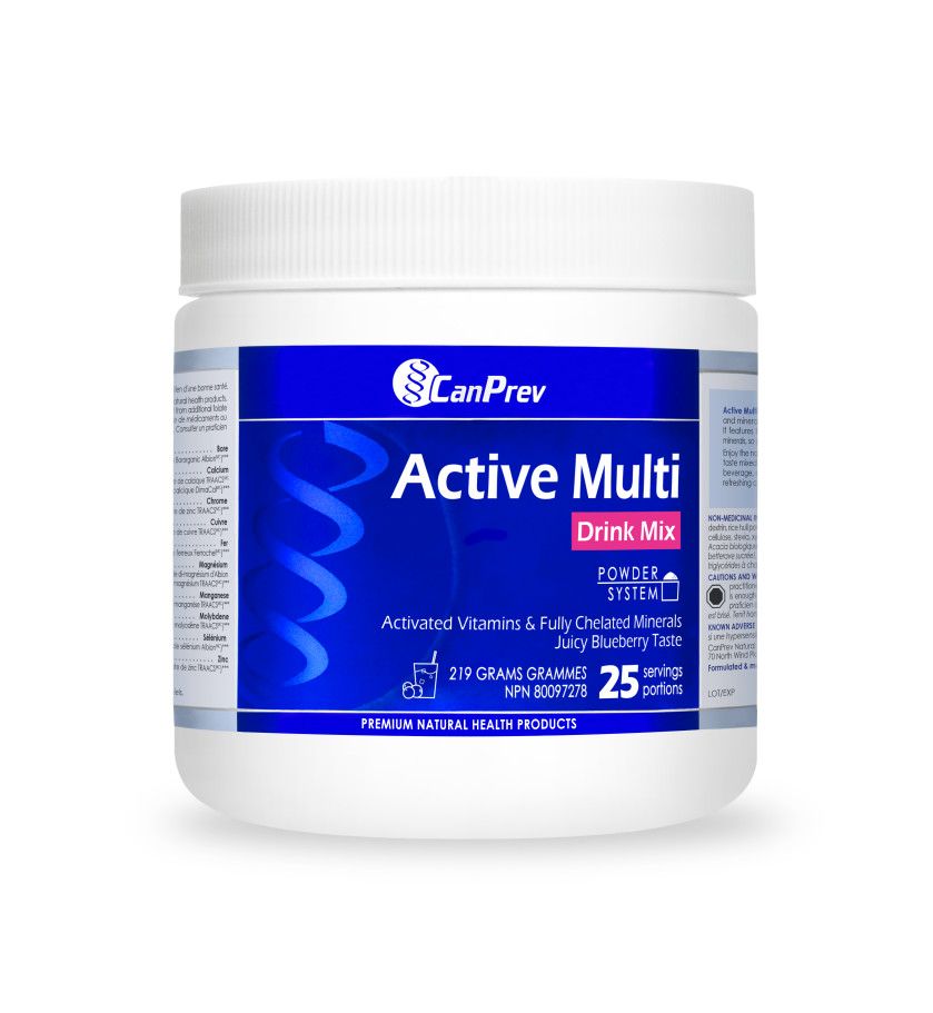 CANPREV ACTIVE MULTI DRINK MIX (JUICY BLUEBERRY) 219G