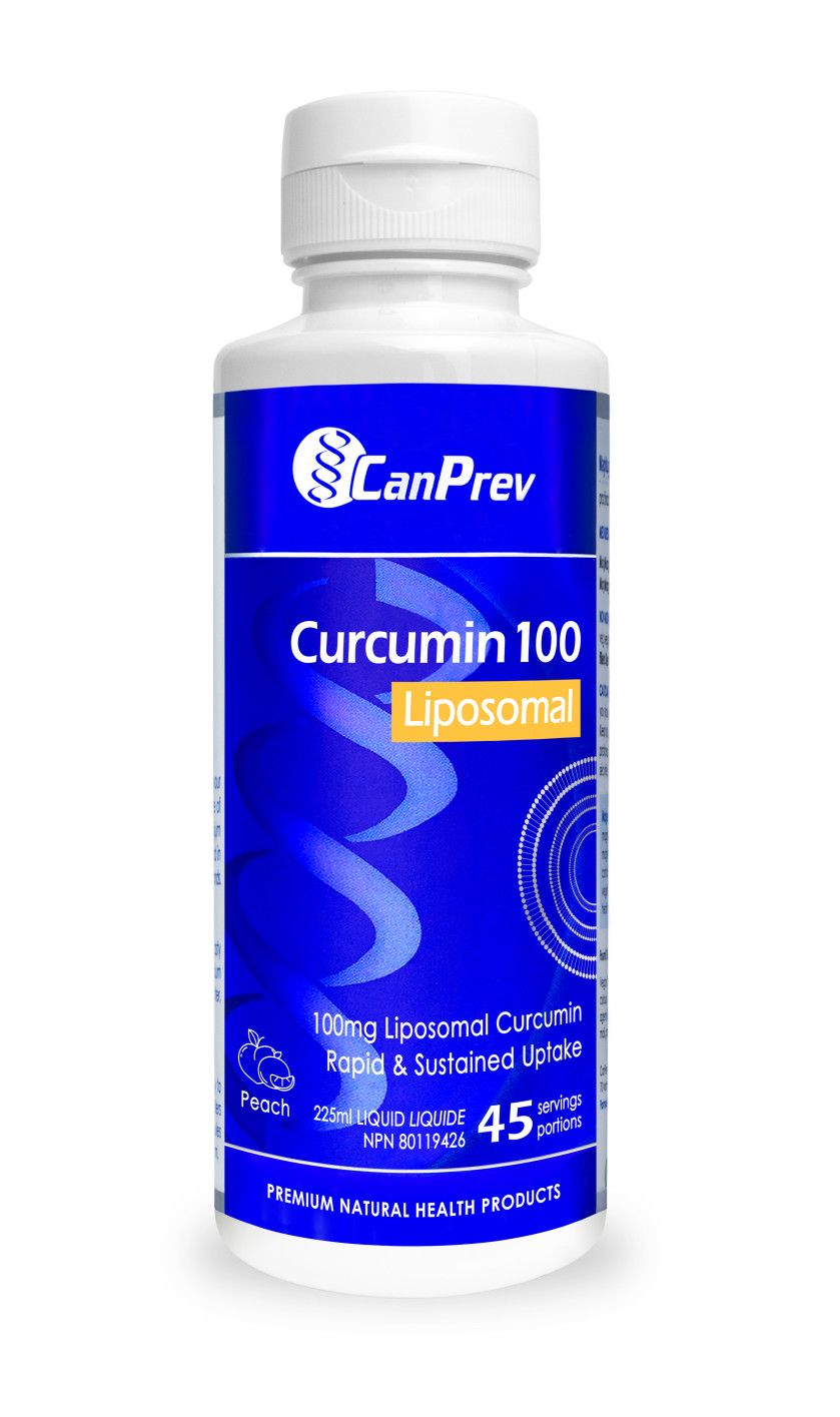 CANPREV LIPOSOMAL CURCUMIN (PEACH) 100MG 225ML