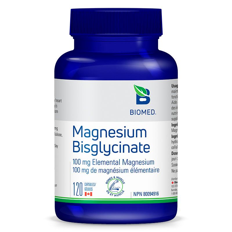 BIO MED MAGNESIUM BISGLYCINATE 120 CAPS
