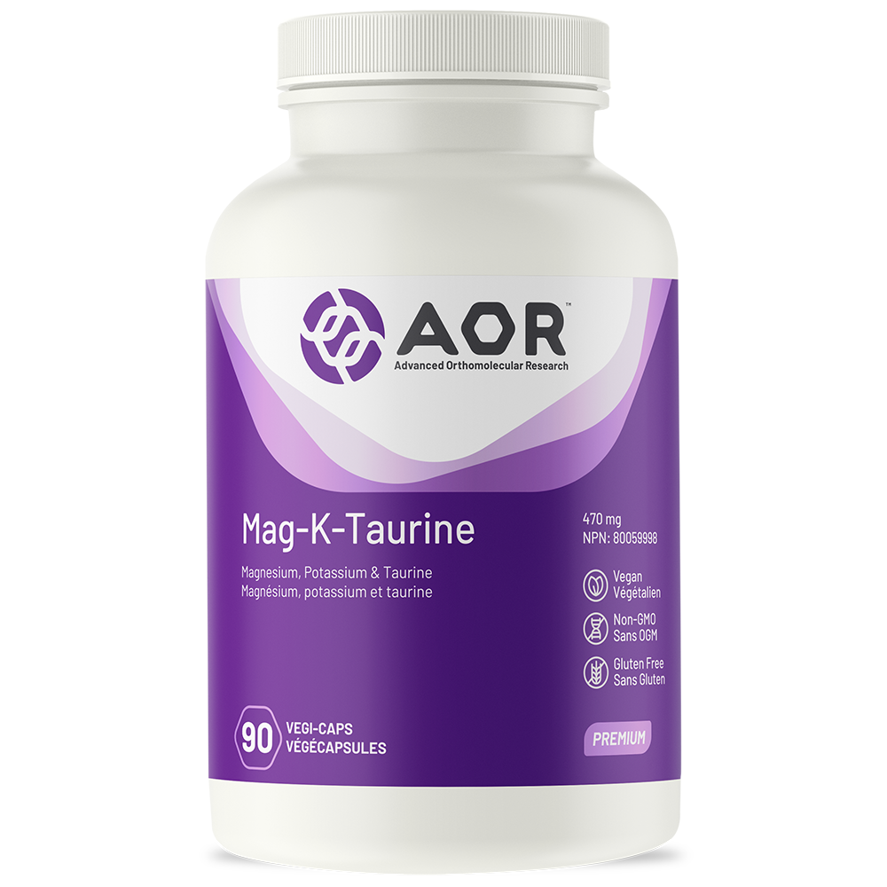 AOR MAG-K-TAURINE 90 VEGICAPS
