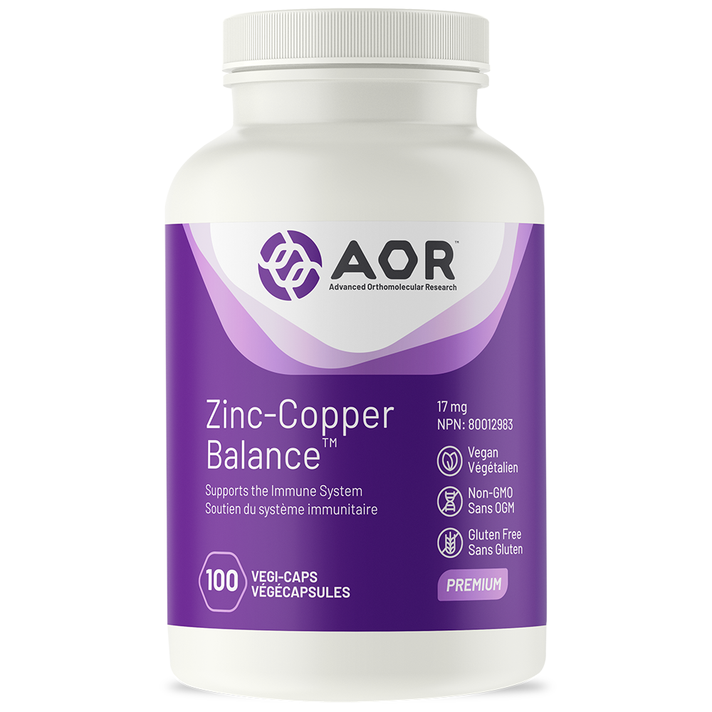 AOR ZINC COPPER BALANCE 100 VEGICAPS