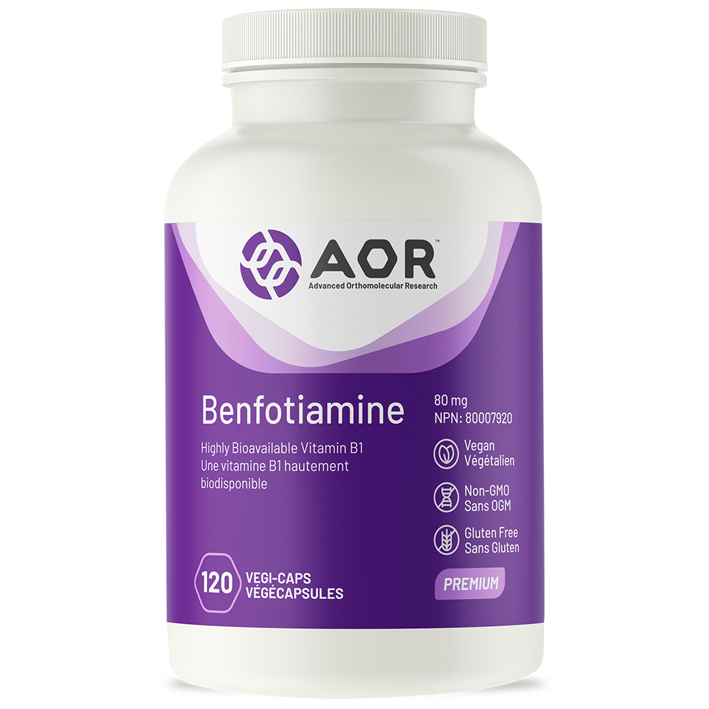 AOR BENFOTIAMINE 80MG 120 VEGICAPS