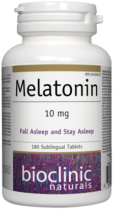 BIO CLINIC MELATONIN (10MG) 180 SUBLINGUAL TABS
