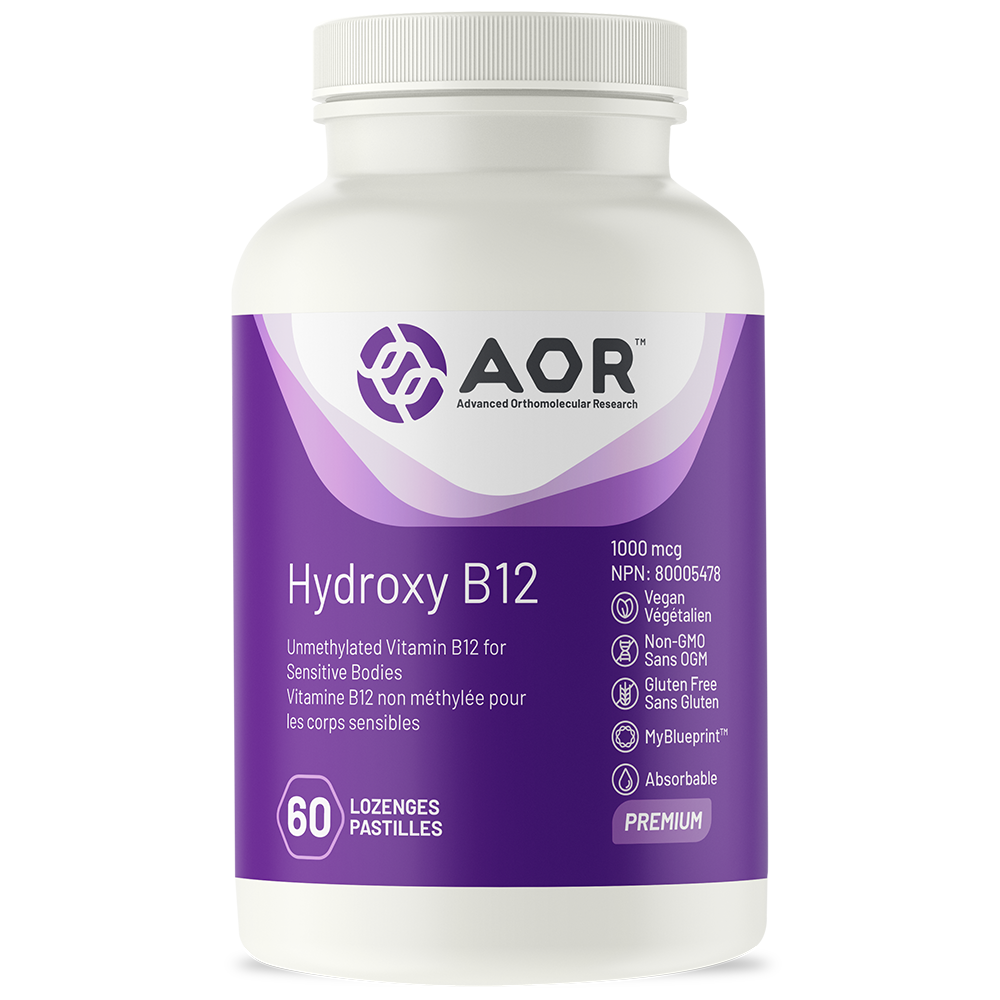 AOR HYDROXY B12 1000MCG 60 LOZENGES