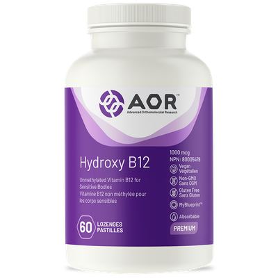 AOR HYDROXY B12 1000MCG 60 LOZENGES