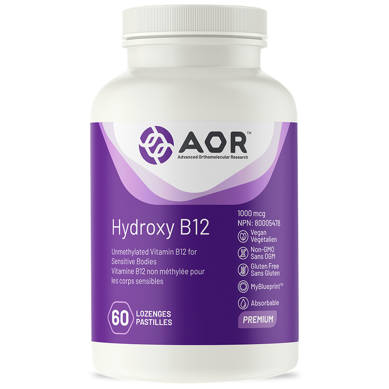 AOR HYDROXY B12 1000MCG 60 LOZENGES