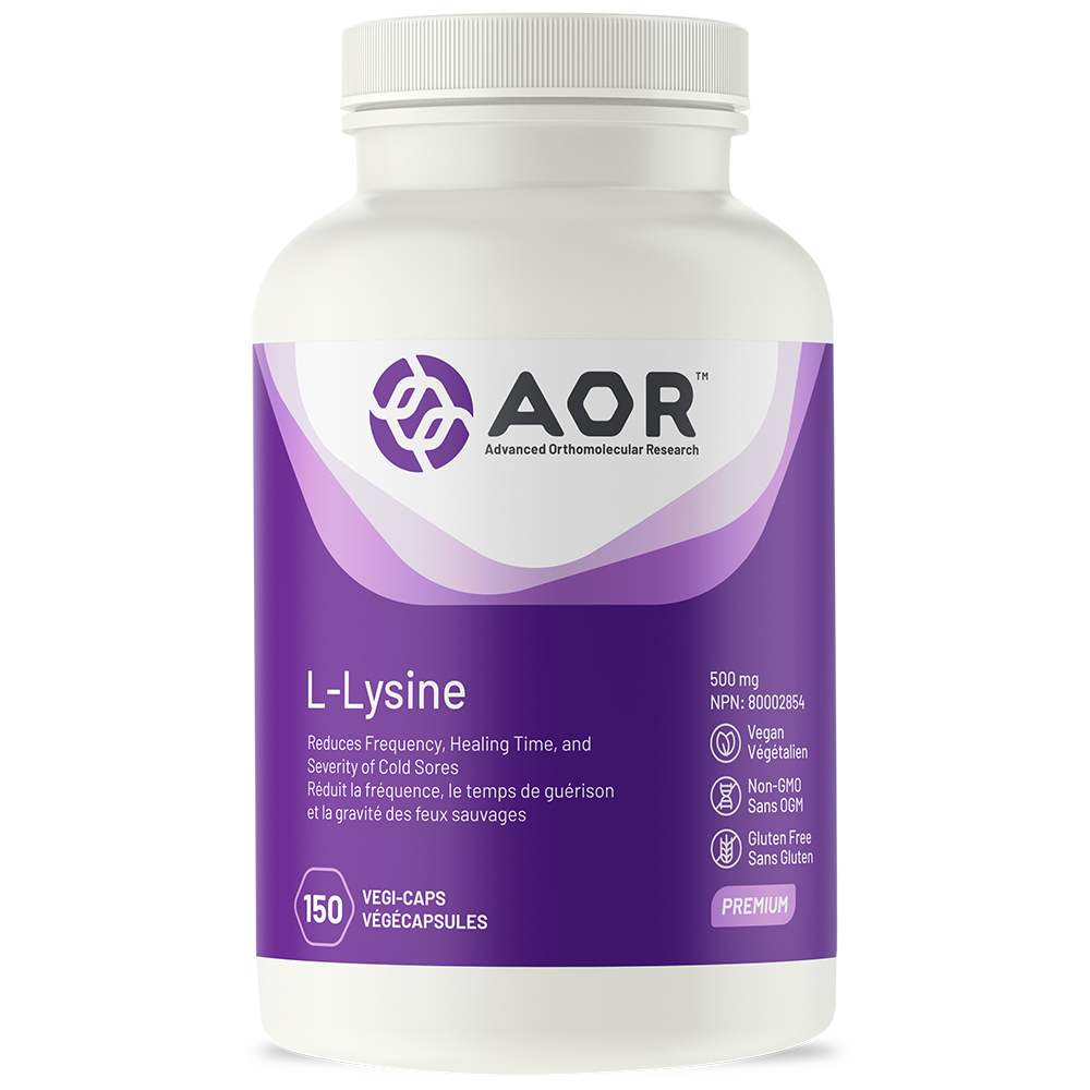 AOR L-LYSINE 500MG 150 VEGICAPS