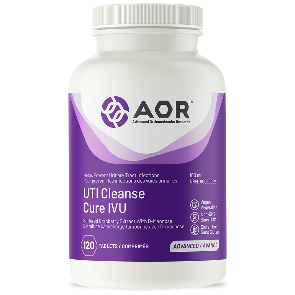 AOR UTI CLEANSE (D-MANNOSE) WITH CRANBERRY 120 TABS