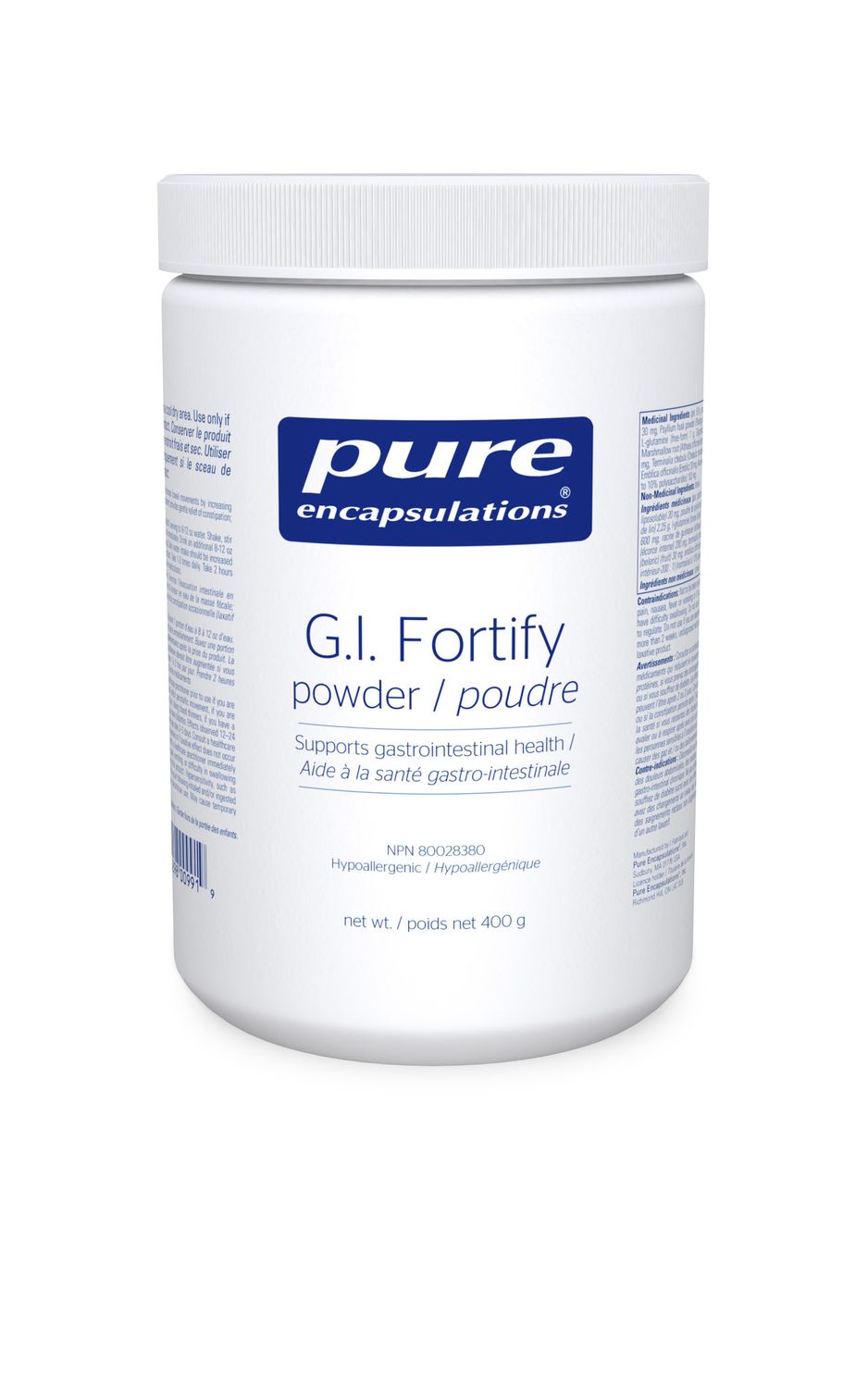 PURE ENCAPSULATIONS GI FORTIFY POWDER 400G