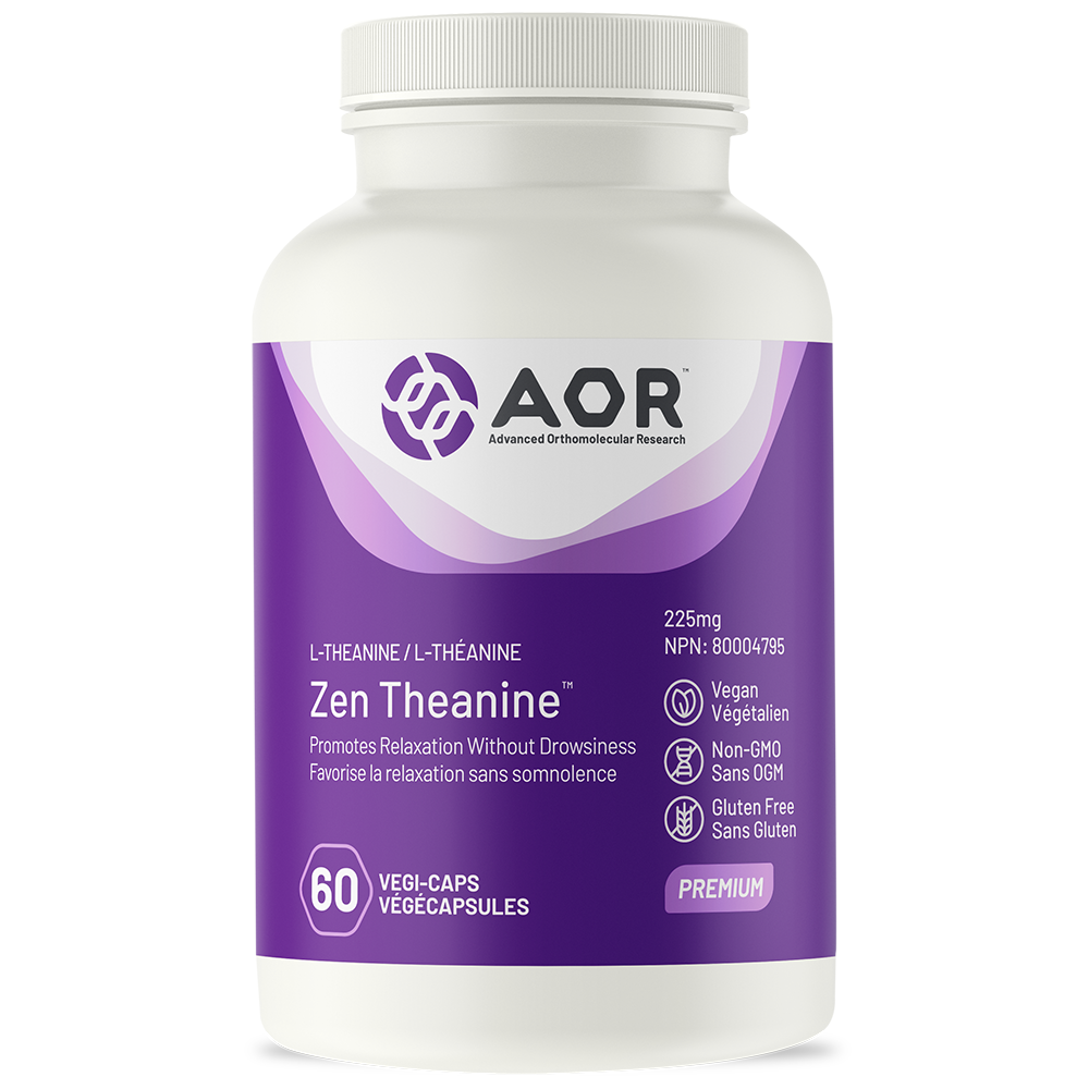 AOR ZEN THEANINE 225MG 60 VEGICAPS
