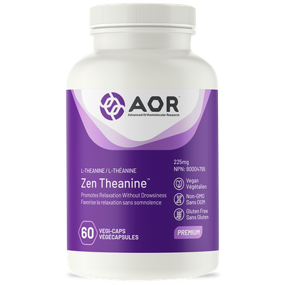 AOR ZEN THEANINE 225MG 60 VEGICAPS