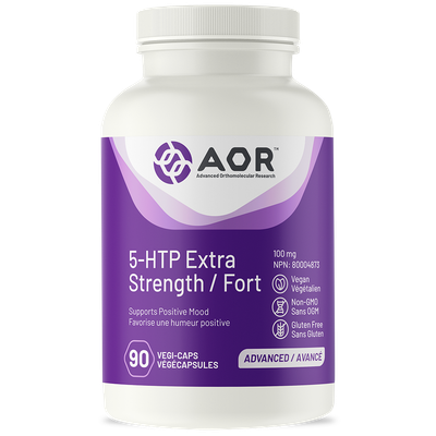 AOR 5-HTP EXTRA STRENGTH 100MG 90 VEGICAPS AOR 5-HTP EXTRA STRENGTH 100MG 90 VEGICAPS
