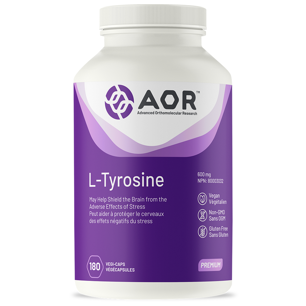 AOR L-TYROSINE 600MG 180 VEGICAPS