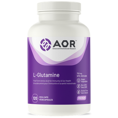 AOR L-GLUTAMINE 750MG 120 VEGICAPS AOR L-GLUTAMINE 750MG 120 VEGICAPS