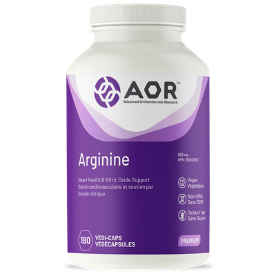 AOR ARGININE 600MG 180 VEGICAPS