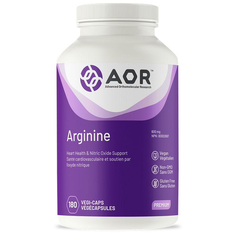 AOR ARGININE 600MG 180 VEGICAPS