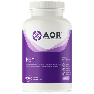 AOR MSM 1000MG 100 VEGICAPS