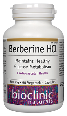 BIO CLINIC BERBERINE HCL 500MG 90 VEGICAPS