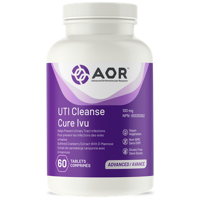 AOR UTI CLEANSE (D-MANNOSE) WITH CRANBERRY 60 TABS AOR UTI CLEANSE (D-MANNOSE) WITH CRANBERRY 60 TABS