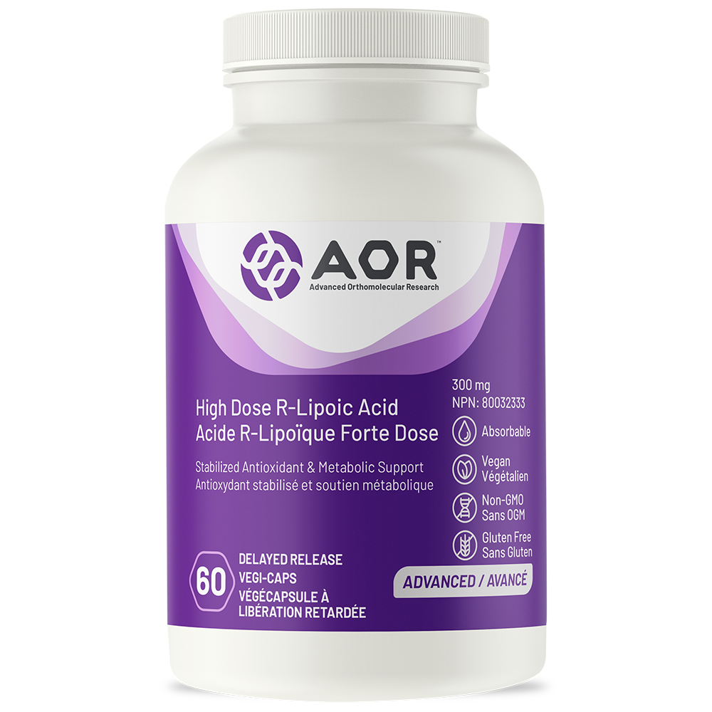 AOR R + LIPOIC ACID  HIGH DOSE 300MG 60 VEGICAPS