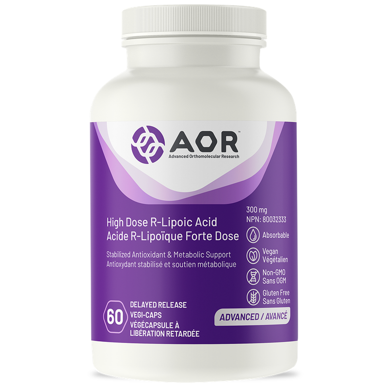 AOR R + LIPOIC ACID  HIGH DOSE 300MG 60 VEGICAPS