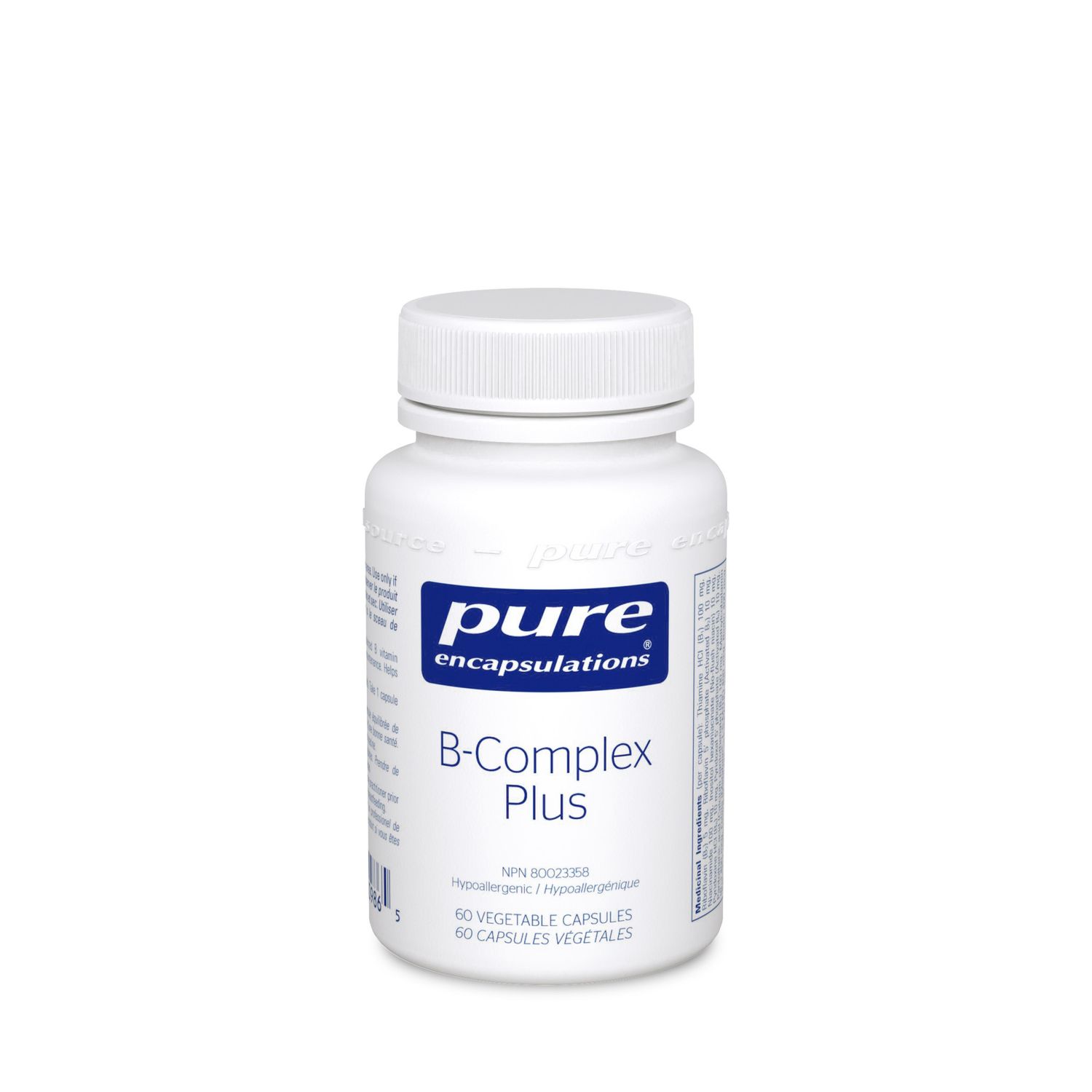 PURE ENCAPSULATIONS B-COMPLEX PLUS 60 VEGICAPS