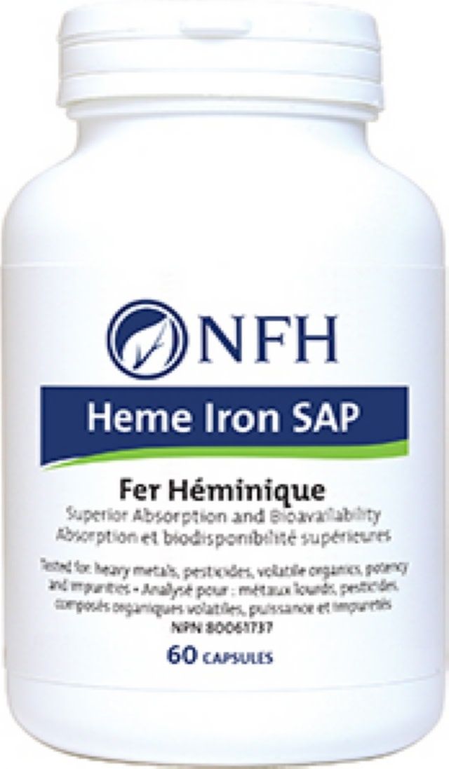NFH HEME IRON SAP 60 VEGICAPS