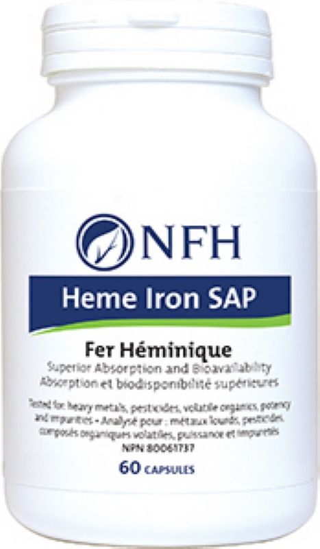NFH HEME IRON SAP 60 VEGICAPS