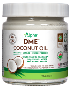 ALPHA DME COCONUT OIL 475ML GLASS JAR