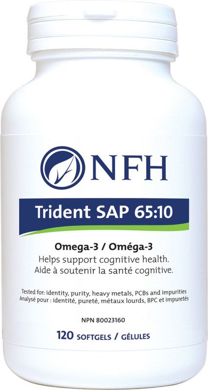 NFH TRIDENT SAP 65:10 120 SOFTGELS