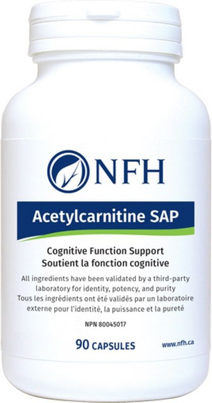 NFH ACETYLCARNITINE 500MG SAP 90 VEGICAPS