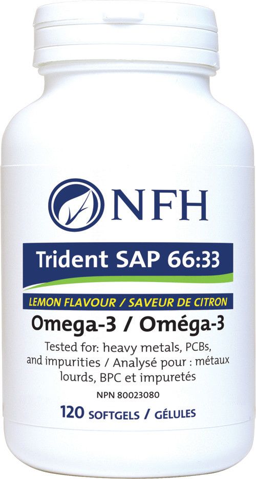 NFH TRIDENT SAP 66:33 LEMON 120 SOFTGELS