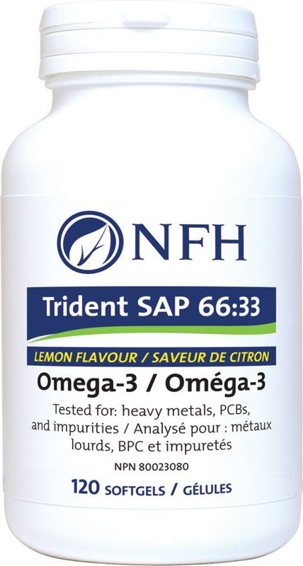 NFH TRIDENT SAP 66:33 LEMON 120 SOFTGELS