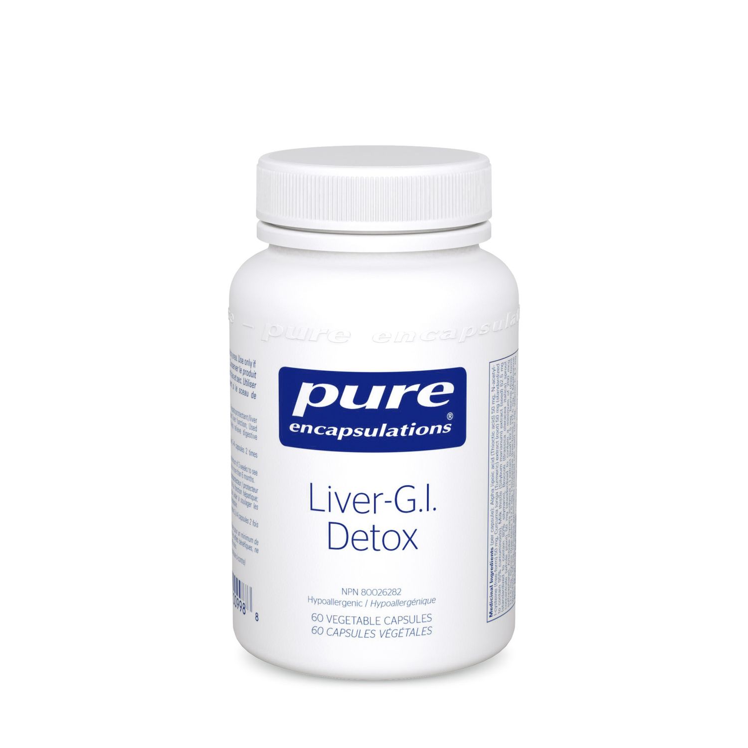 PURE ENCAPSULATIONS LIVER-G.I. DETOX 60 VEGICAPS