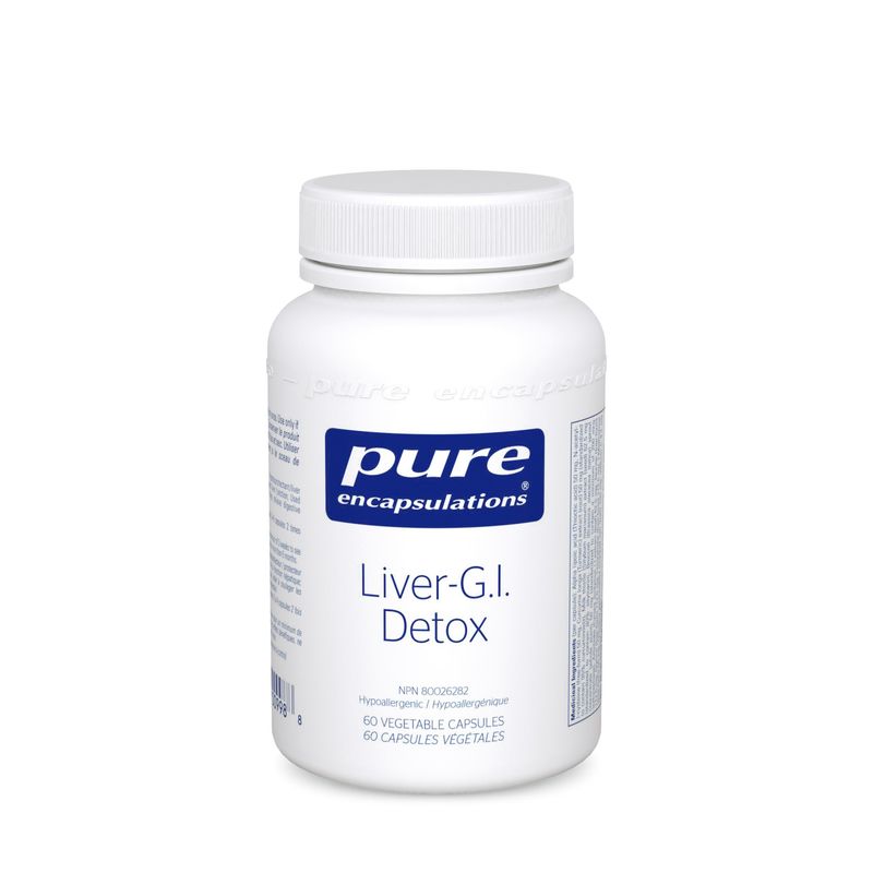 PURE ENCAPSULATIONS LIVER-G.I. DETOX 60 VEGICAPS