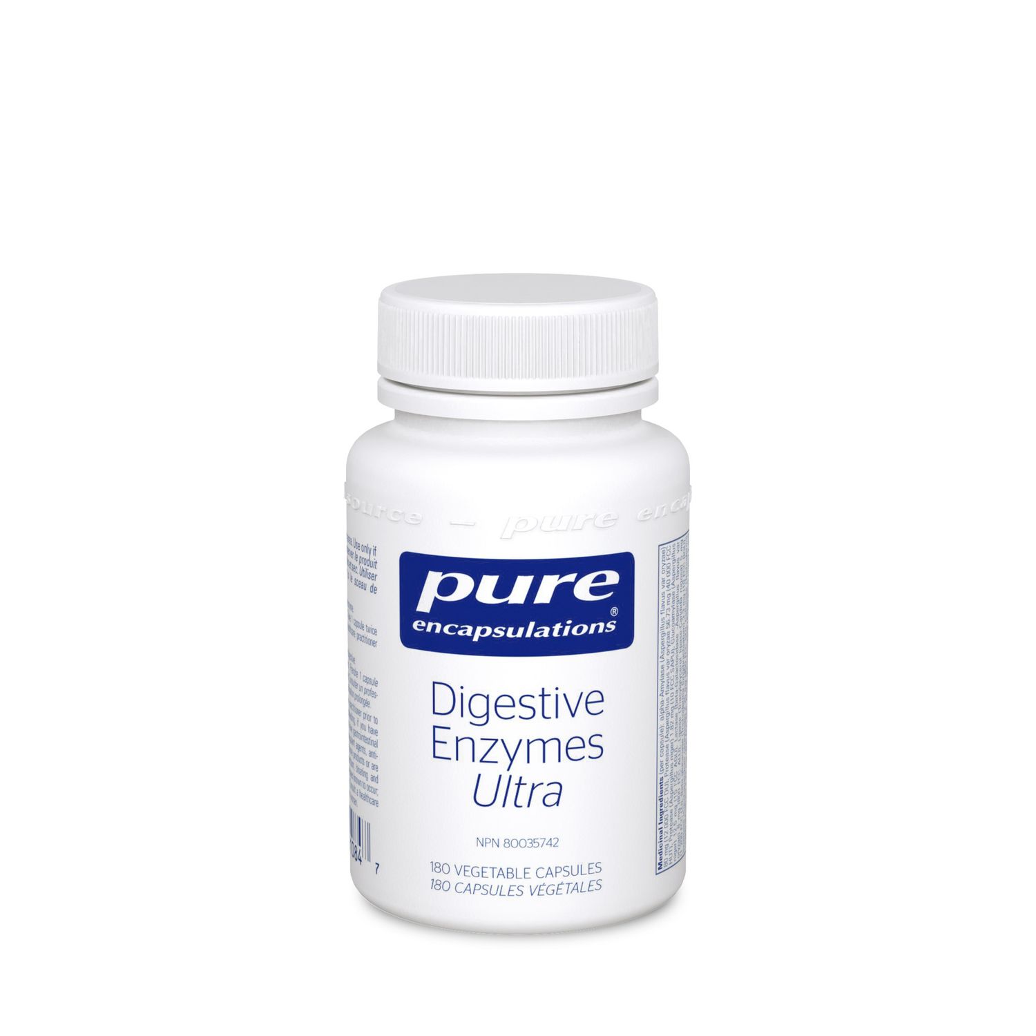 PURE ENCAPSULATIONS DIGESTIVE ENZYMES ULTRA 180 VEGICAPS