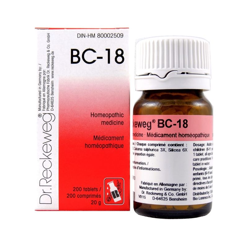 RECKEWEG BC-18 COMBINATION SALTS (20G) 200 TABS