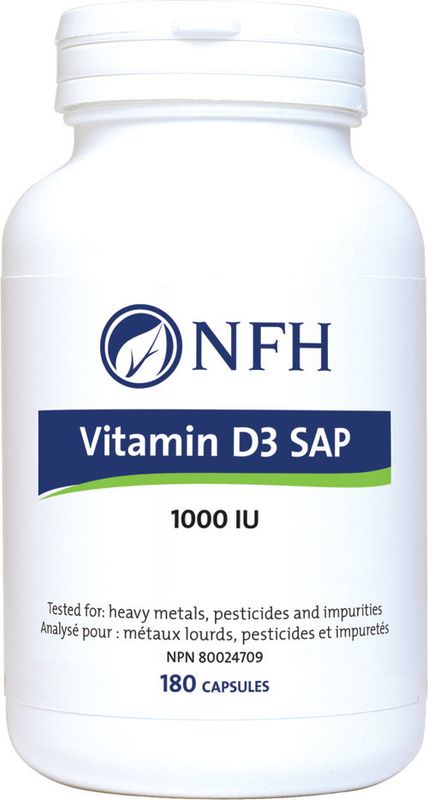 NFH VITAMIN D3 SAP (1000IU) 180 VEGICAPS