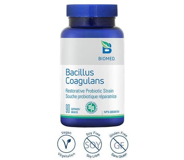 BIO MED BACILLUS COAGULANS (FORMERLY LACTOBACILLUS SPOROGENES) 90 CAPS