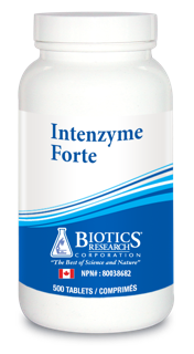 BIOTICS RESEARCH INTENZYME FORTE 500 TABS