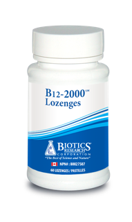 BIOTICS RESEARCH B12-2000 60 LOZENGES