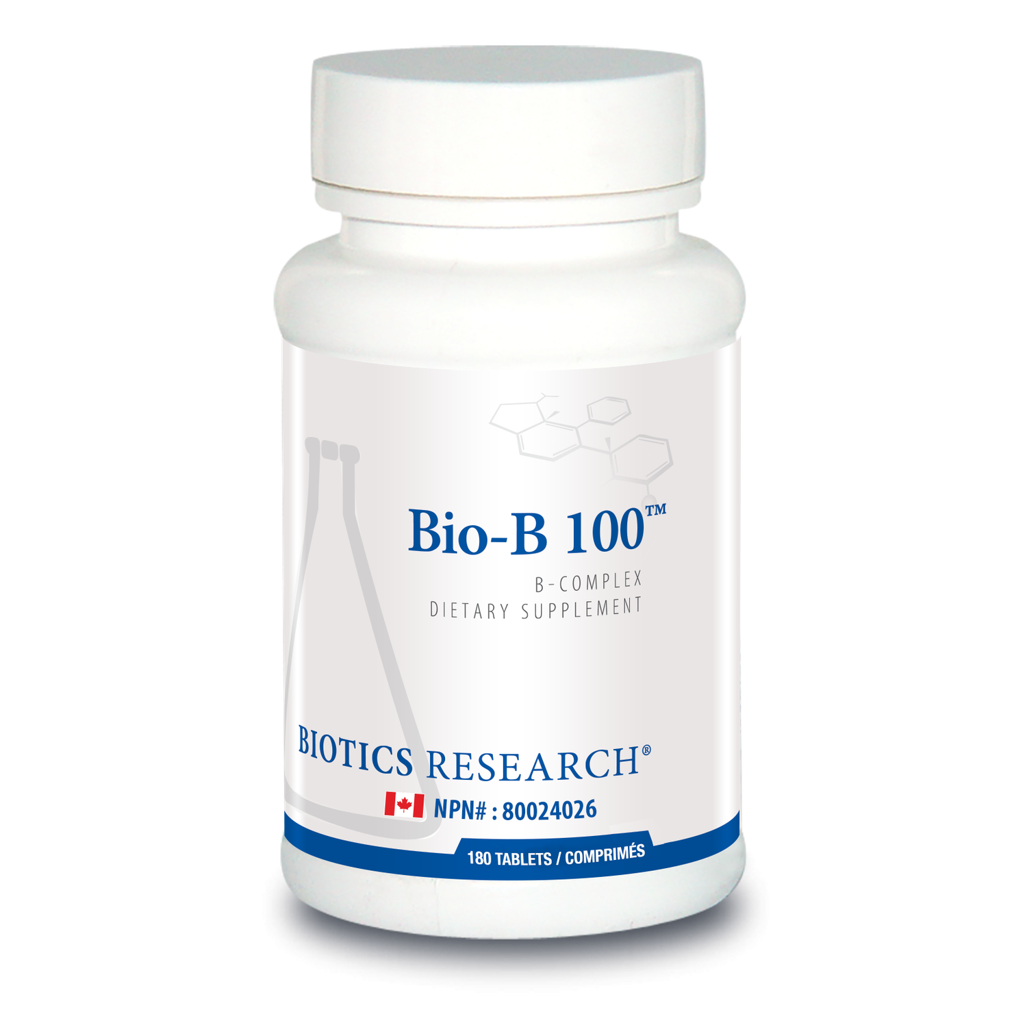 BIOTICS RESEARCH BIO-B 100 180 TABS