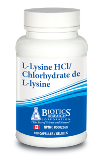 BIOTICS RESEARCH L-LYSINE HCL (500MG) 100 CAPS