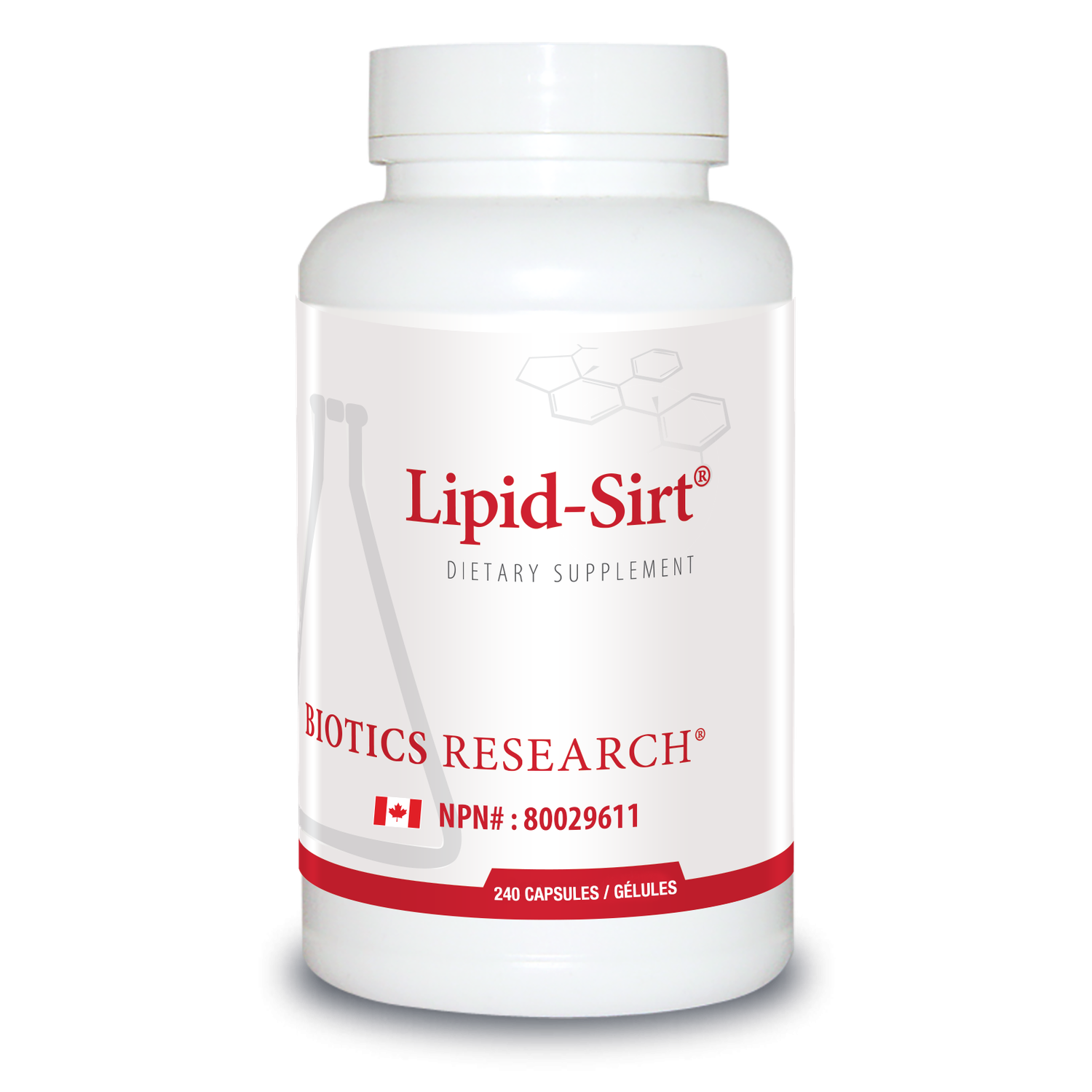 BIOTICS RESEARCH LIPID-SIRT 240 CAPS